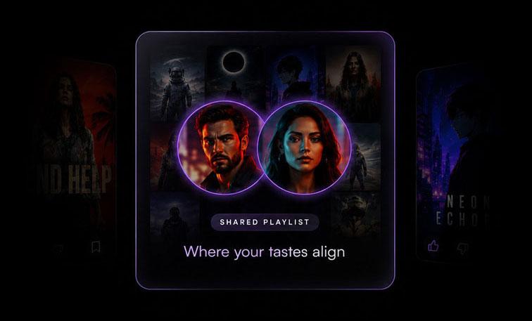 Watch Together — shared movie and TV playlist between two people